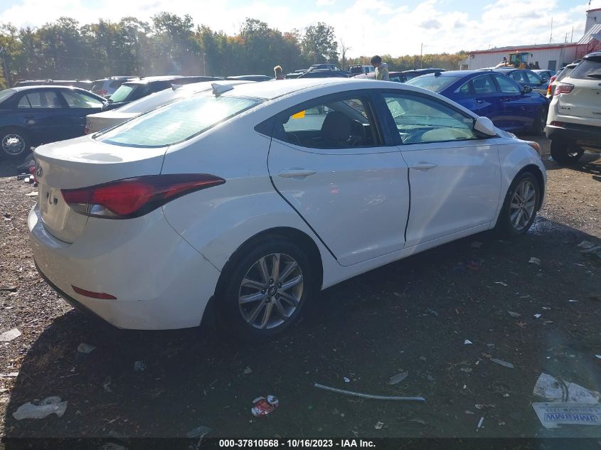 2016 HYUNDAI ELANTRA SE - 5NPDH4AE5GH727756