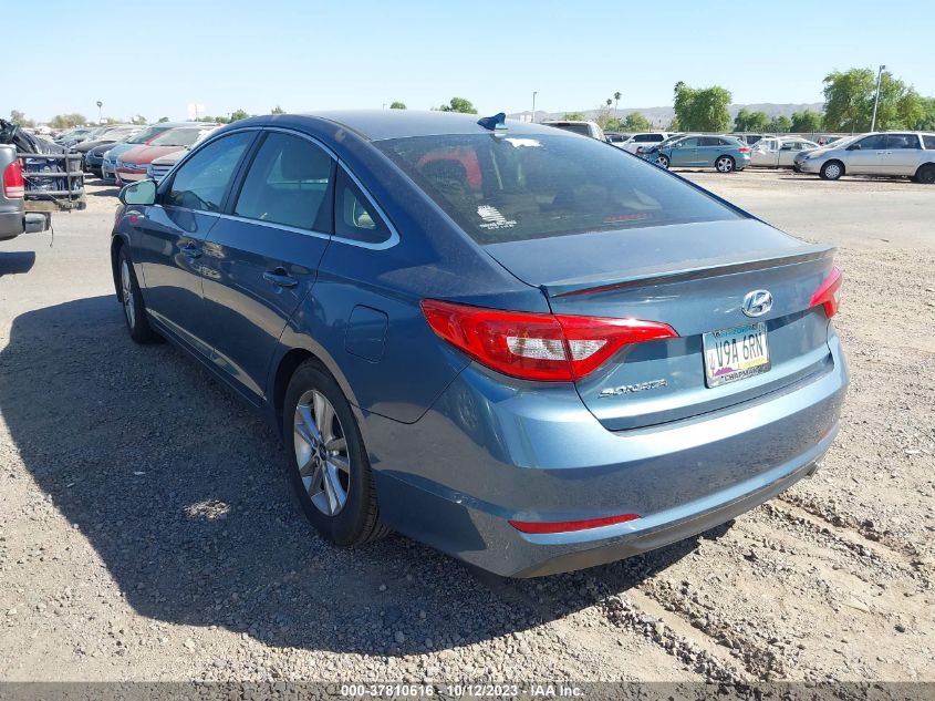 2016 HYUNDAI SONATA 2.4L SE - 5NPE24AF7GH361331