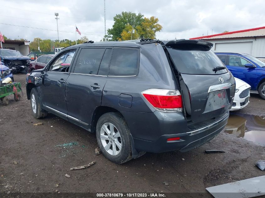 2013 TOYOTA HIGHLANDER - 5TDBK3EH2DS254217