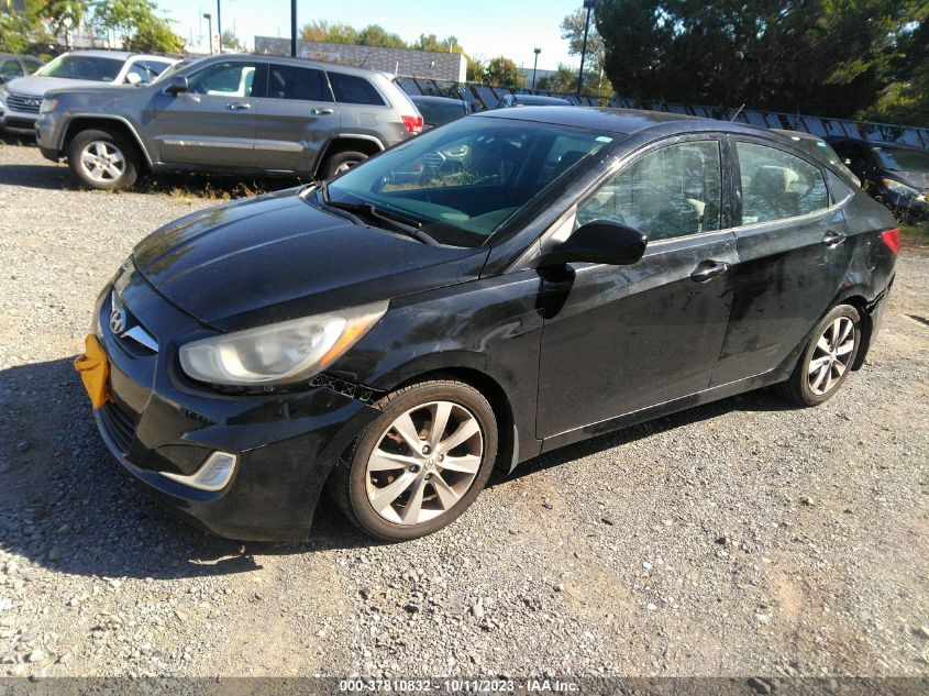 2013 HYUNDAI ACCENT GLS - KMHCU4AE6DU462981