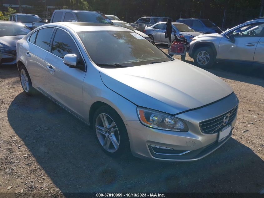 2015 VOLVO S60 T5 DRIVE-E PREMIER - YV126MFK3F1338609