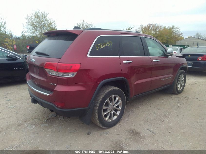 2014 JEEP GRAND CHEROKEE LIMITED - 1C4RJFBG4EC128832