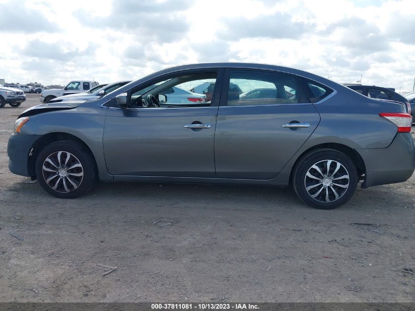 2015 NISSAN SENTRA S - 3N1AB7AP5FY373846