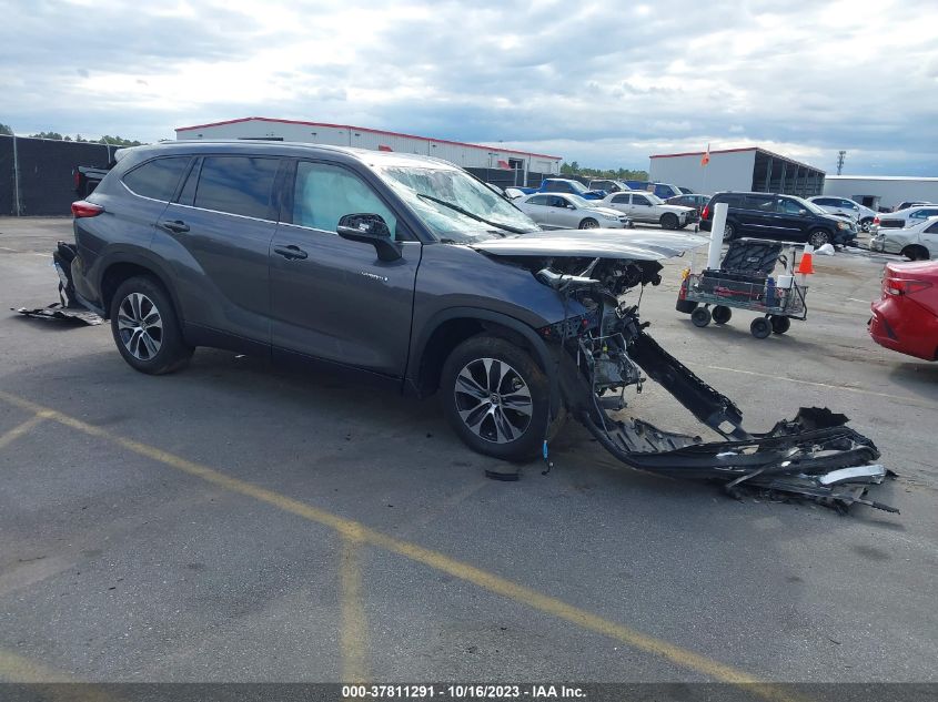 2021 TOYOTA HIGHLANDER HYBRID XLE - 5TDGARAH3MS506560