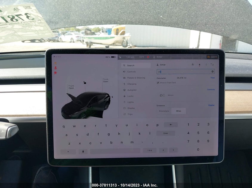 VIN 5YJYGDEE3MF083148 2021 TESLA MODEL Y