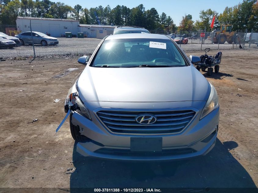 2015 HYUNDAI SONATA 2.4L SE - 5NPE24AF7FH172077