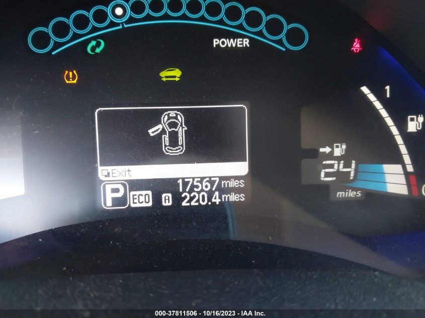 2014 NISSAN LEAF S/SV/SL - 1N4AZ0CP8EC335828