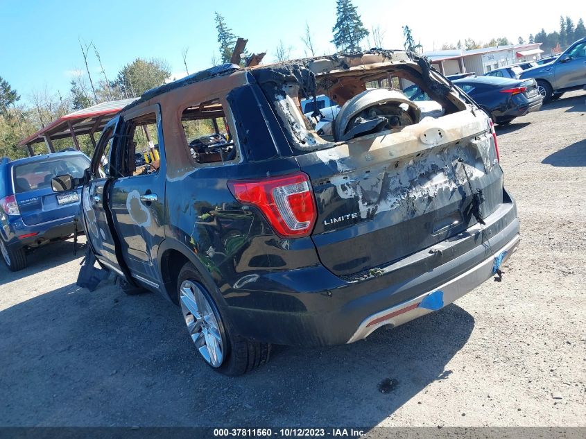 2017 FORD EXPLORER LIMITED - 1FM5K8F89HGA47134