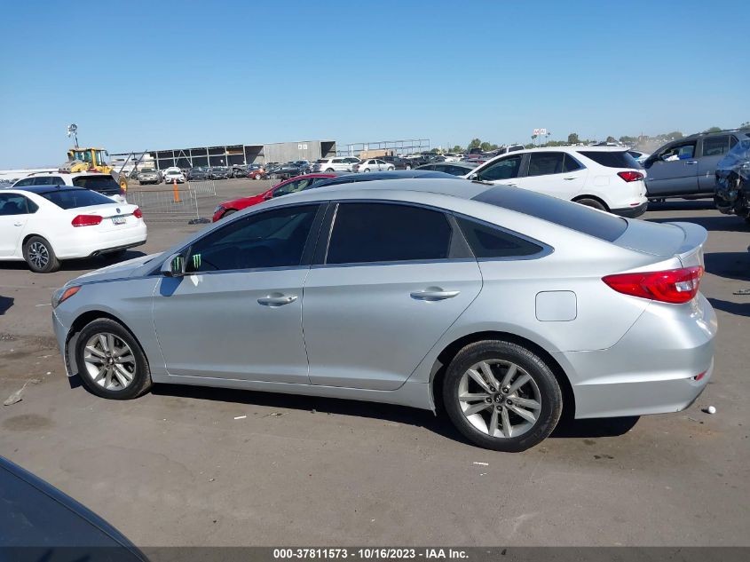 2015 HYUNDAI SONATA 2.4L SE - 5NPE24AF2FH019526