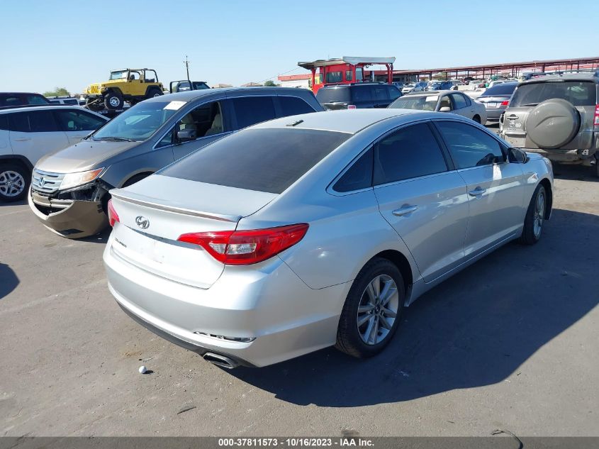 2015 HYUNDAI SONATA 2.4L SE - 5NPE24AF2FH019526