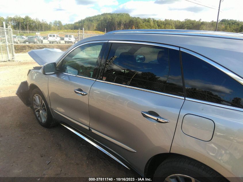 2017 ACURA MDX TECHNOLOGY - 5FRYD4H57HB013287