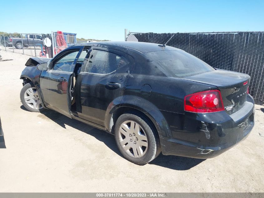 2013 DODGE AVENGER SE - 1C3CDZAB9DN677003