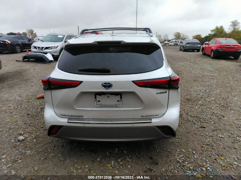 2022 TOYOTA HIGHLANDER HYBRID PLATINUM - 5TDEBRCH9NS074799