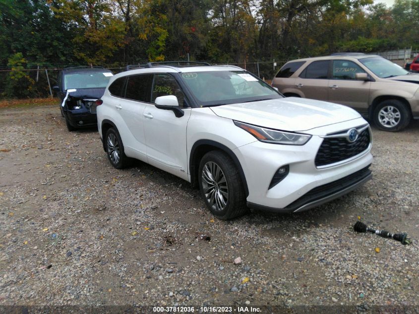 2022 TOYOTA HIGHLANDER HYBRID PLATINUM - 5TDEBRCH9NS074799