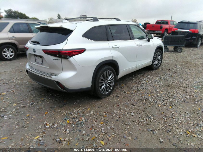 2022 TOYOTA HIGHLANDER HYBRID PLATINUM - 5TDEBRCH9NS074799