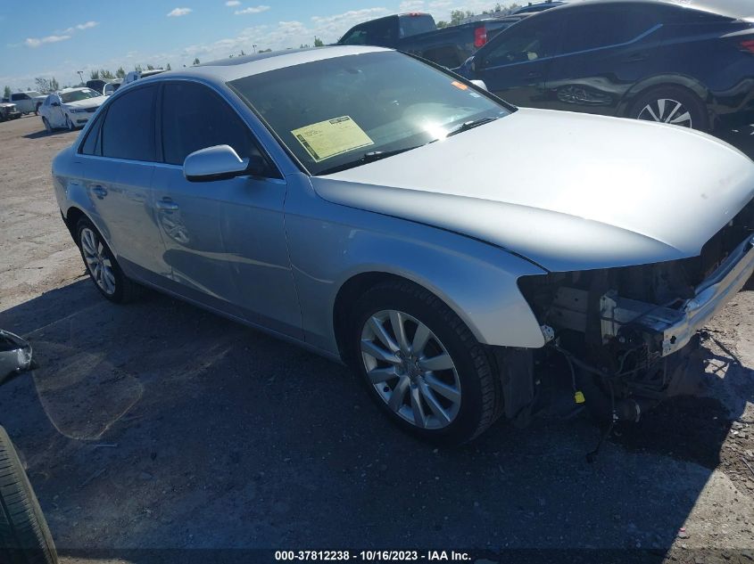 2013 AUDI A4 PREMIUM - WAUBFAFL4DA161589