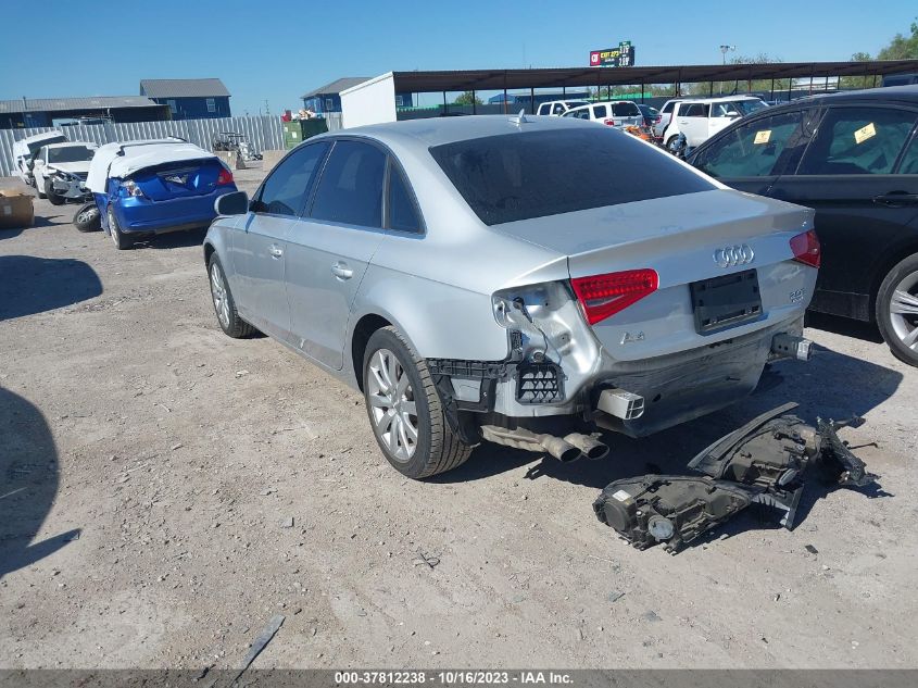 2013 AUDI A4 PREMIUM - WAUBFAFL4DA161589