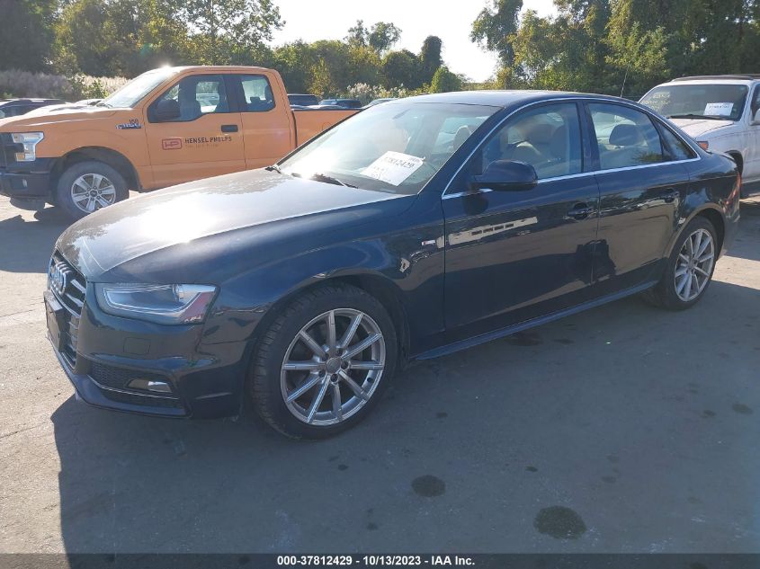 2014 AUDI A4 PREMIUM PLUS - WAUFFAFL9EN036826