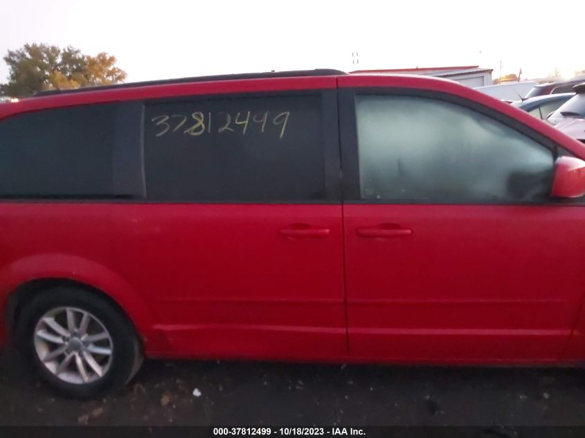 2014 DODGE GRAND CARAVAN SXT - 2C4RDGCG2ER423432