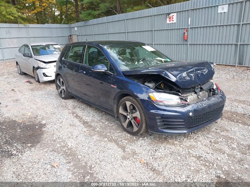 2016 VOLKSWAGEN GOLF GTI AUTOBAHN W - 3VW447AU6GM031158