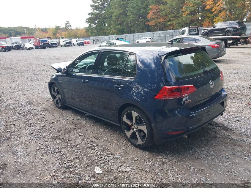2016 VOLKSWAGEN GOLF GTI AUTOBAHN W - 3VW447AU6GM031158