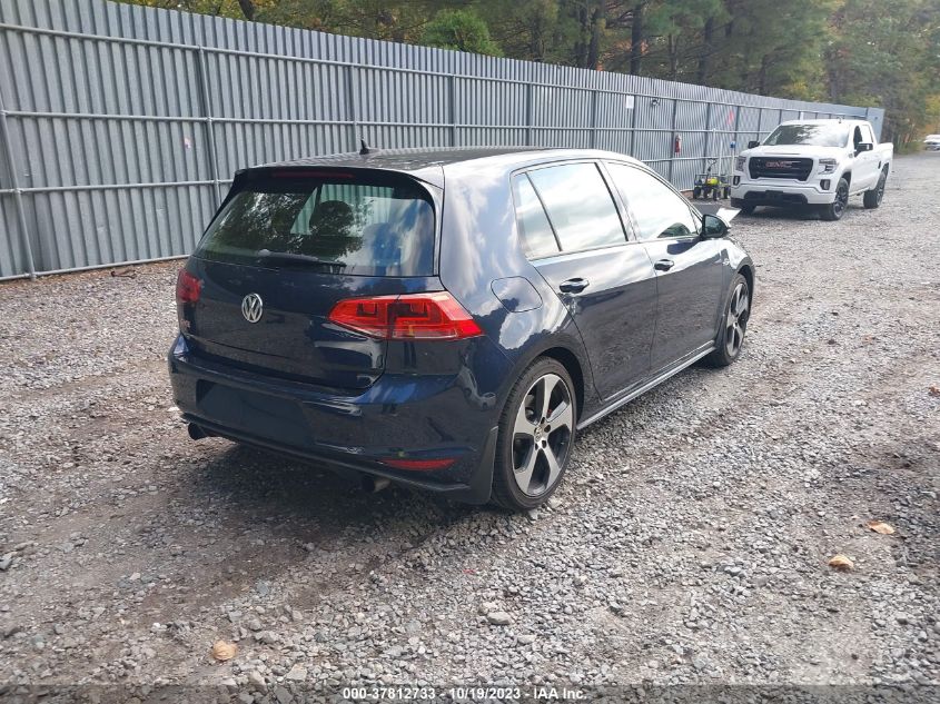 2016 VOLKSWAGEN GOLF GTI AUTOBAHN W - 3VW447AU6GM031158