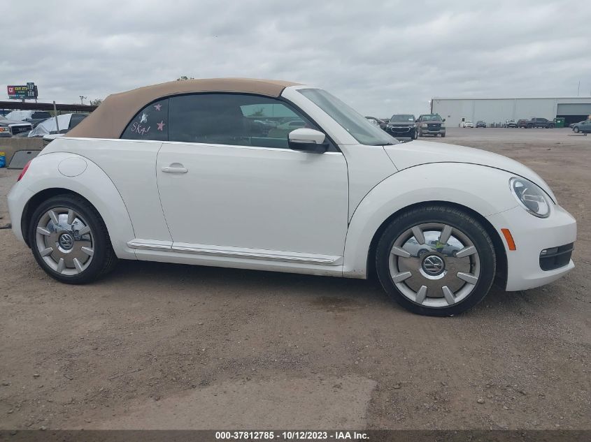 2014 VOLKSWAGEN BEETLE CONVERTIBLE 2.5L W/SOUND/NAV 3VW5X7AT0EM804593