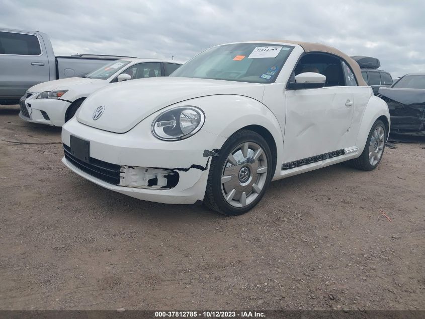 2014 VOLKSWAGEN BEETLE CONVERTIBLE 2.5L W/SOUND/NAV 3VW5X7AT0EM804593