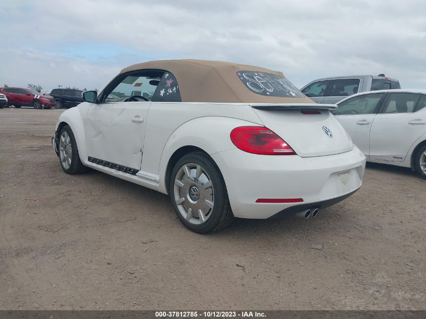 2014 VOLKSWAGEN BEETLE CONVERTIBLE 2.5L W/SOUND/NAV 3VW5X7AT0EM804593