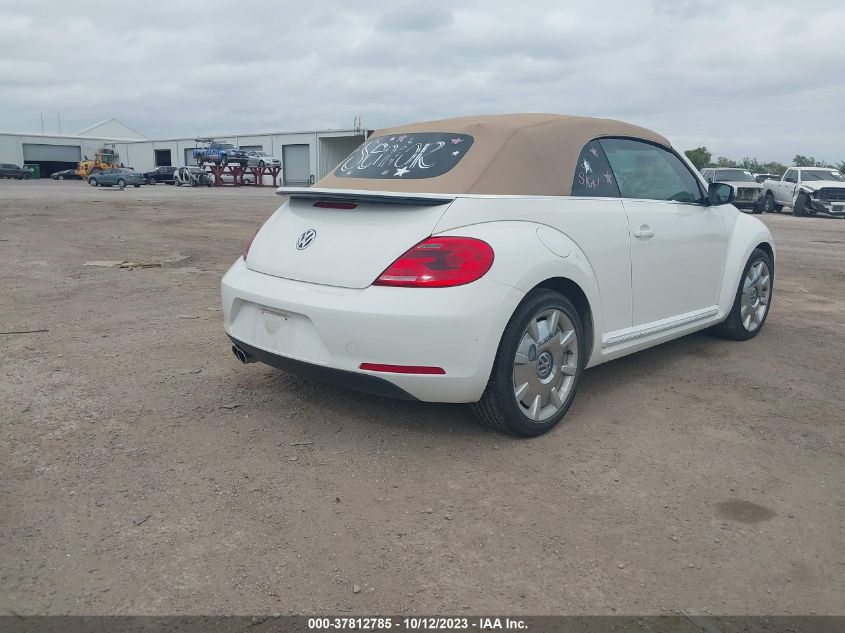 2014 VOLKSWAGEN BEETLE CONVERTIBLE 2.5L W/SOUND/NAV 3VW5X7AT0EM804593