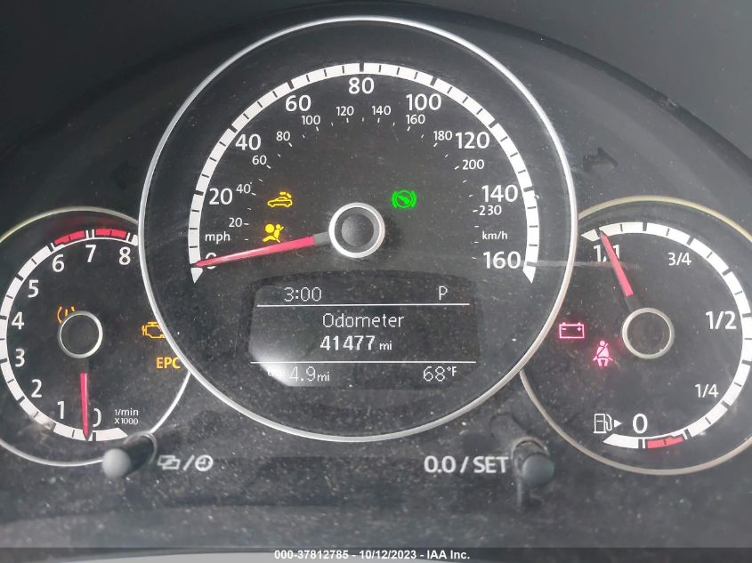 2014 VOLKSWAGEN BEETLE CONVERTIBLE 2.5L W/SOUND/NAV 3VW5X7AT0EM804593