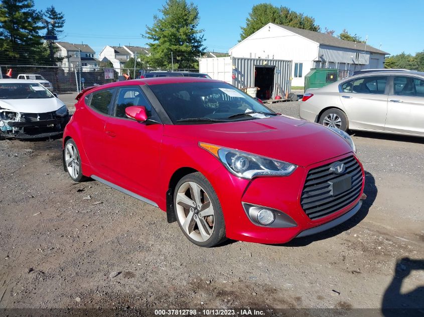 2014 HYUNDAI VELOSTER TURBO - KMHTC6AE5EU191346