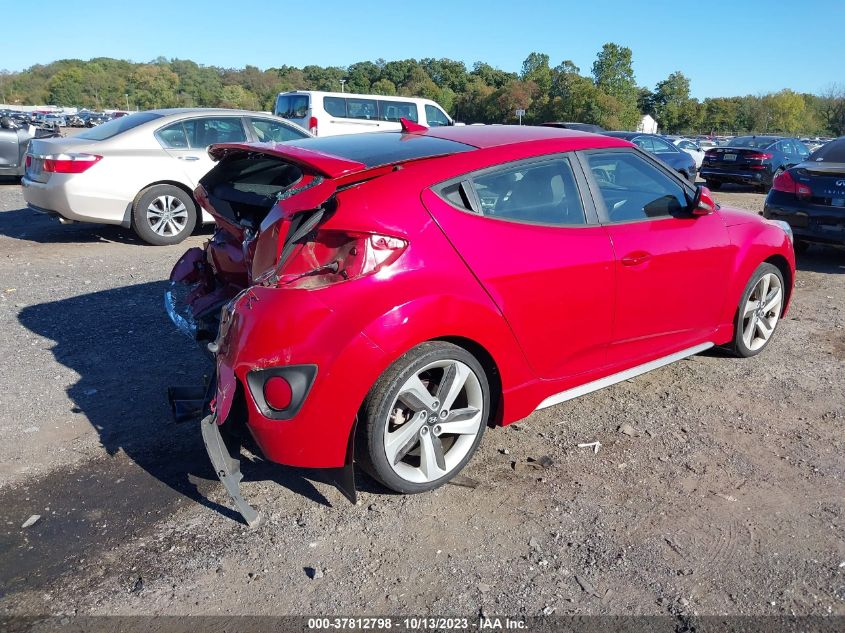 2014 HYUNDAI VELOSTER TURBO - KMHTC6AE5EU191346