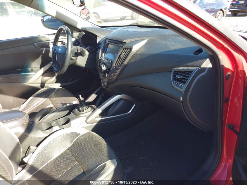 2014 HYUNDAI VELOSTER TURBO - KMHTC6AE5EU191346