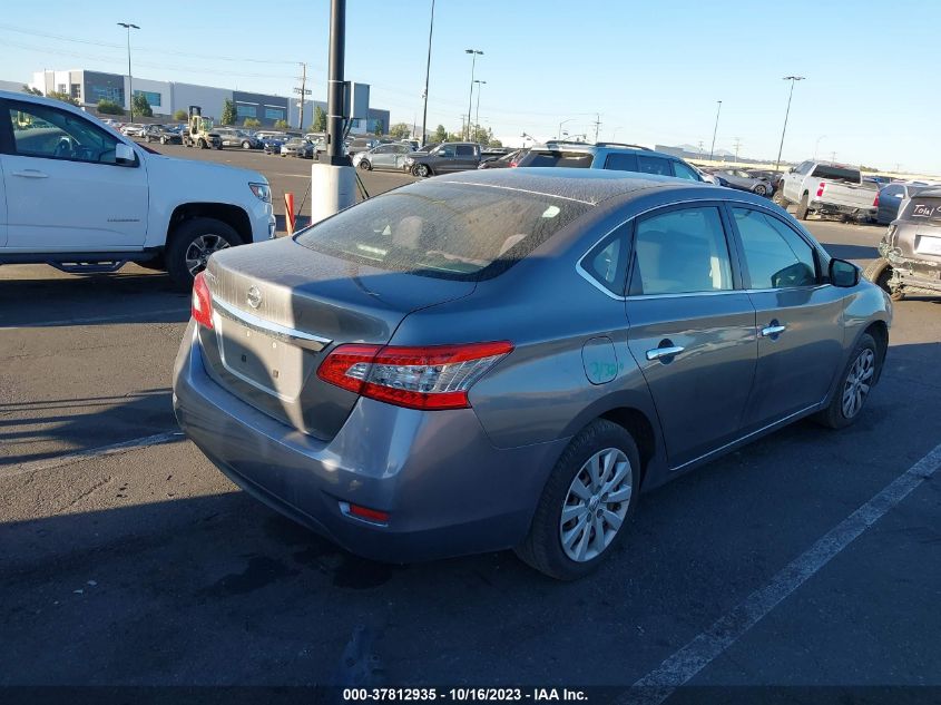 2015 NISSAN SENTRA S - 3N1AB7AP4FY366158