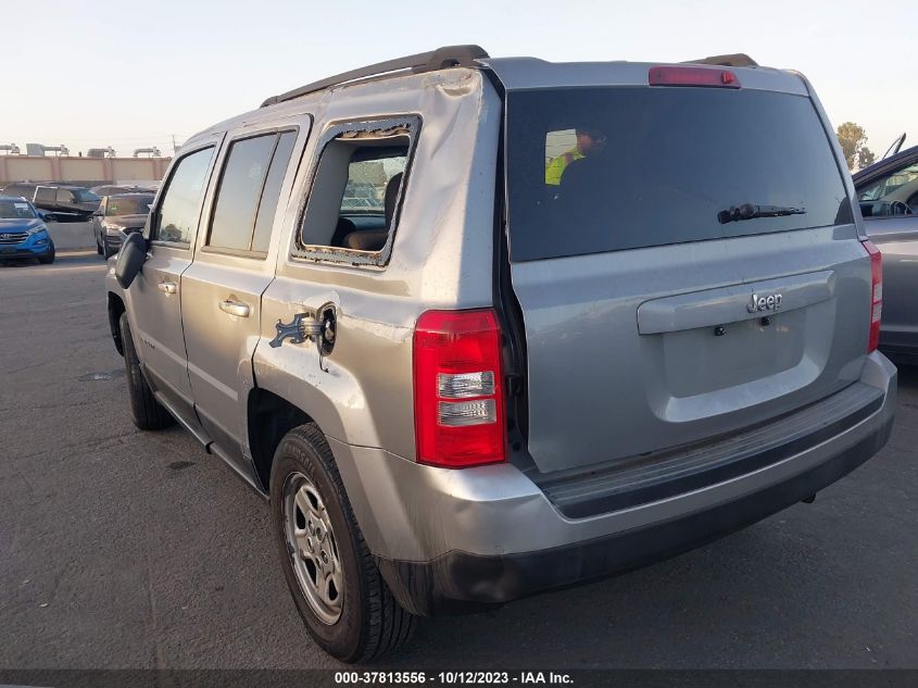 2016 JEEP PATRIOT SPORT - 1C4NJPBAXGD600108