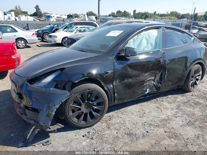 VIN 7SAYGDEE3NF546796 2022 TESLA MODEL Y