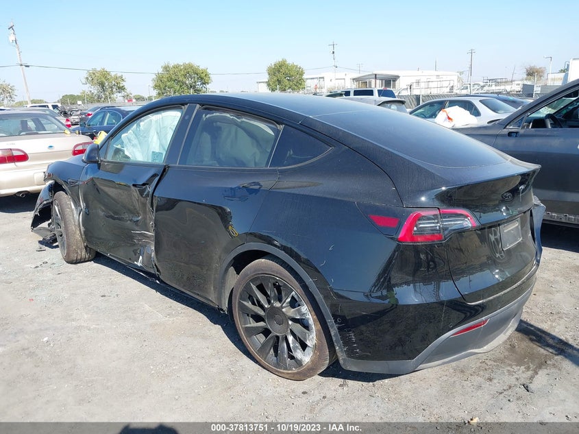 VIN 7SAYGDEE3NF546796 2022 TESLA MODEL Y