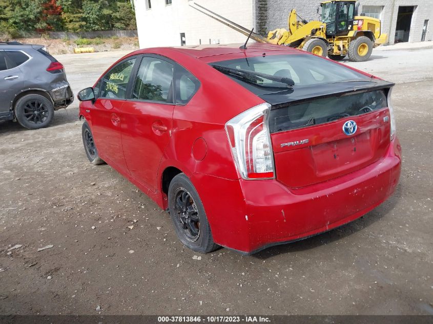 2013 TOYOTA PRIUS ONE/TWO/THREE/FOUR/FIVE - JTDKN3DU3D1631026