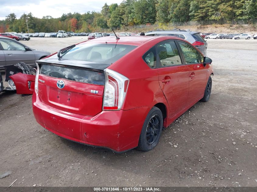 2013 TOYOTA PRIUS ONE/TWO/THREE/FOUR/FIVE - JTDKN3DU3D1631026