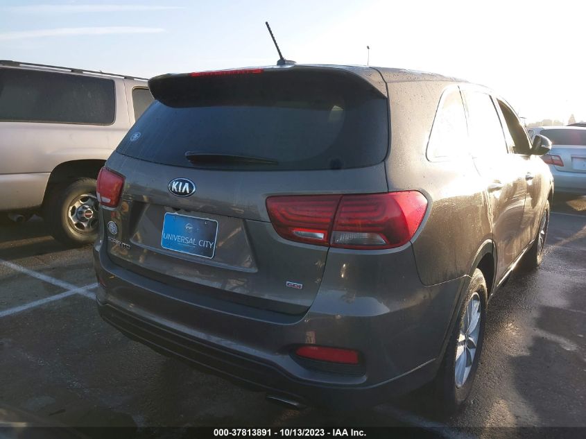 2019 KIA SORENTO LX - 5XYPG4A3XKG449113