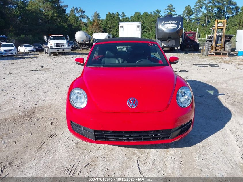 2013 VOLKSWAGEN BEETLE CONVERTIBLE 2.5L 3VW5P7ATXDM829550