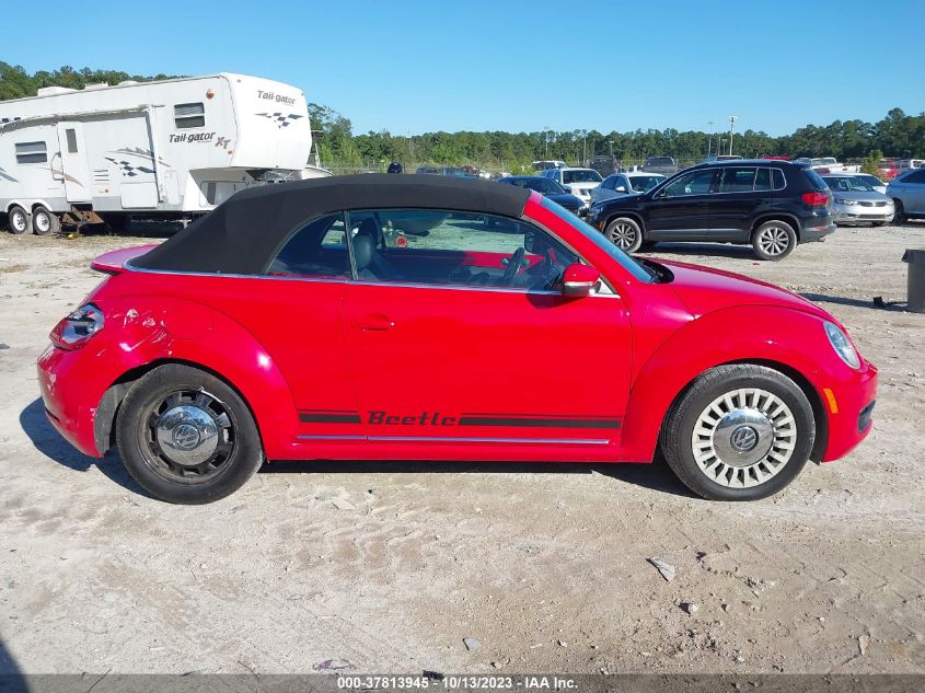 2013 VOLKSWAGEN BEETLE CONVERTIBLE 2.5L 3VW5P7ATXDM829550