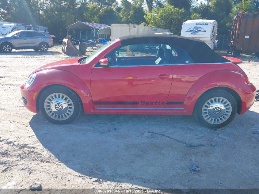 2013 VOLKSWAGEN BEETLE CONVERTIBLE 2.5L 3VW5P7ATXDM829550