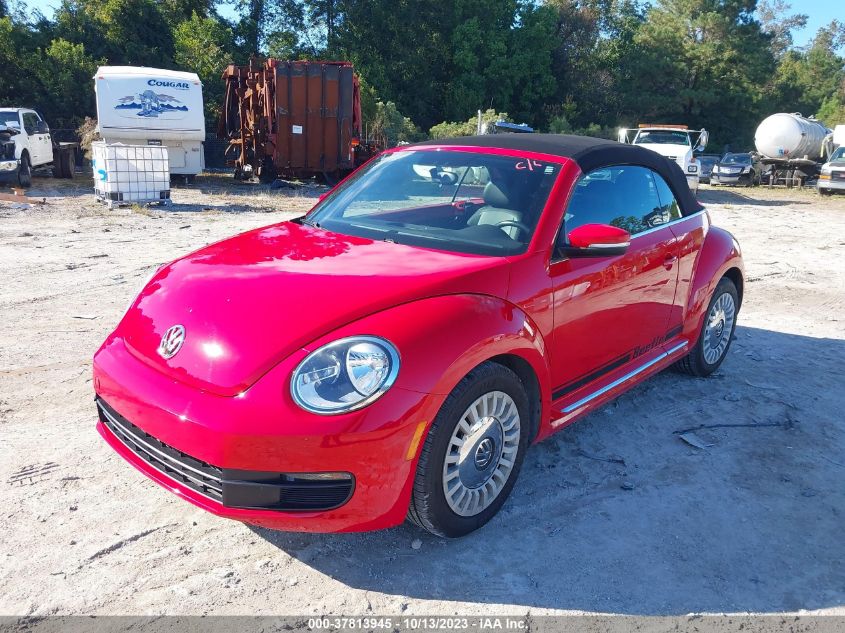 2013 VOLKSWAGEN BEETLE CONVERTIBLE 2.5L 3VW5P7ATXDM829550