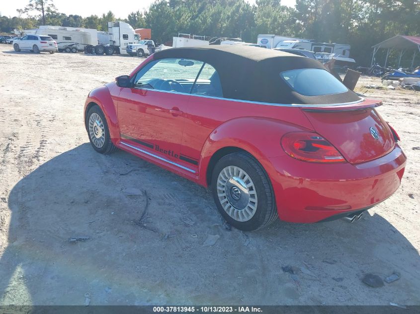 2013 VOLKSWAGEN BEETLE CONVERTIBLE 2.5L 3VW5P7ATXDM829550