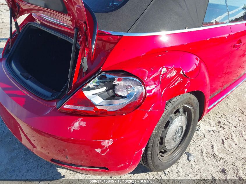 2013 VOLKSWAGEN BEETLE CONVERTIBLE 2.5L 3VW5P7ATXDM829550