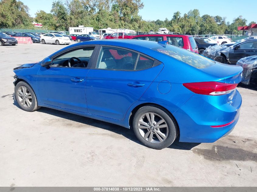 2017 HYUNDAI ELANTRA SE - KMHD84LF4HU223689