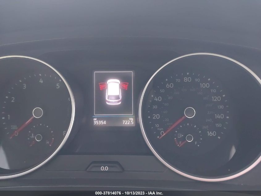 2019 VOLKSWAGEN TIGUAN SE/SEL/SEL R-LINE JET-BLA - 3VV2B7AX9KM178840