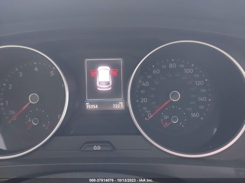 2019 VOLKSWAGEN TIGUAN SE/SEL/SEL R-LINE JET-BLA - 3VV2B7AX9KM178840